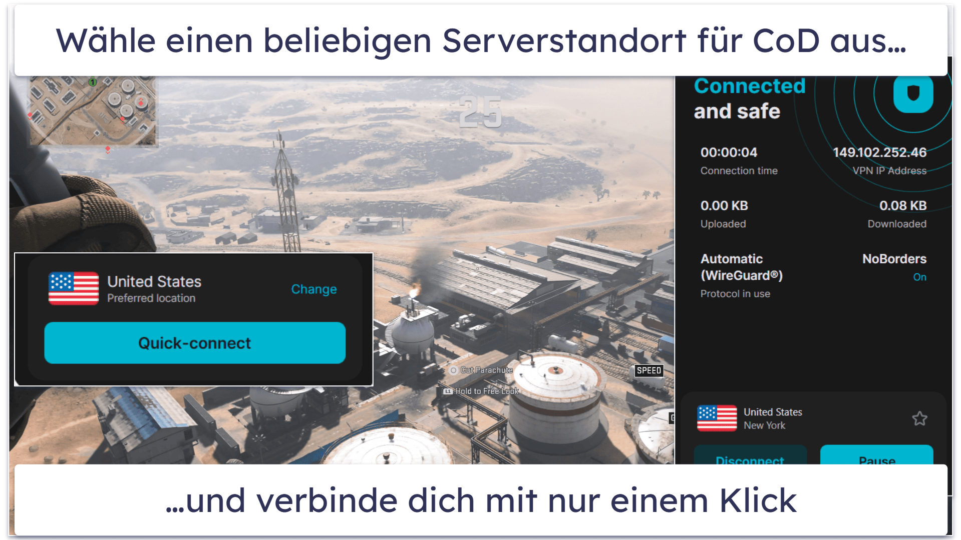 5. Surfshark — Beginnerfreundliches VPN für Call of Duty: Warzone