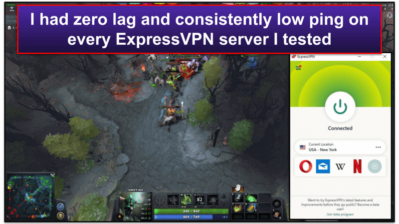 🥇 1. ExpressVPN — Best VPN for Gaming in 2023