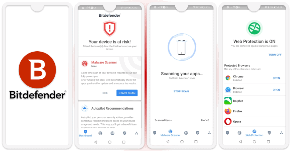 🥈 2. Bitdefender : un scanner de programmes malveillants basé sur le cloud pour une protection sans faille