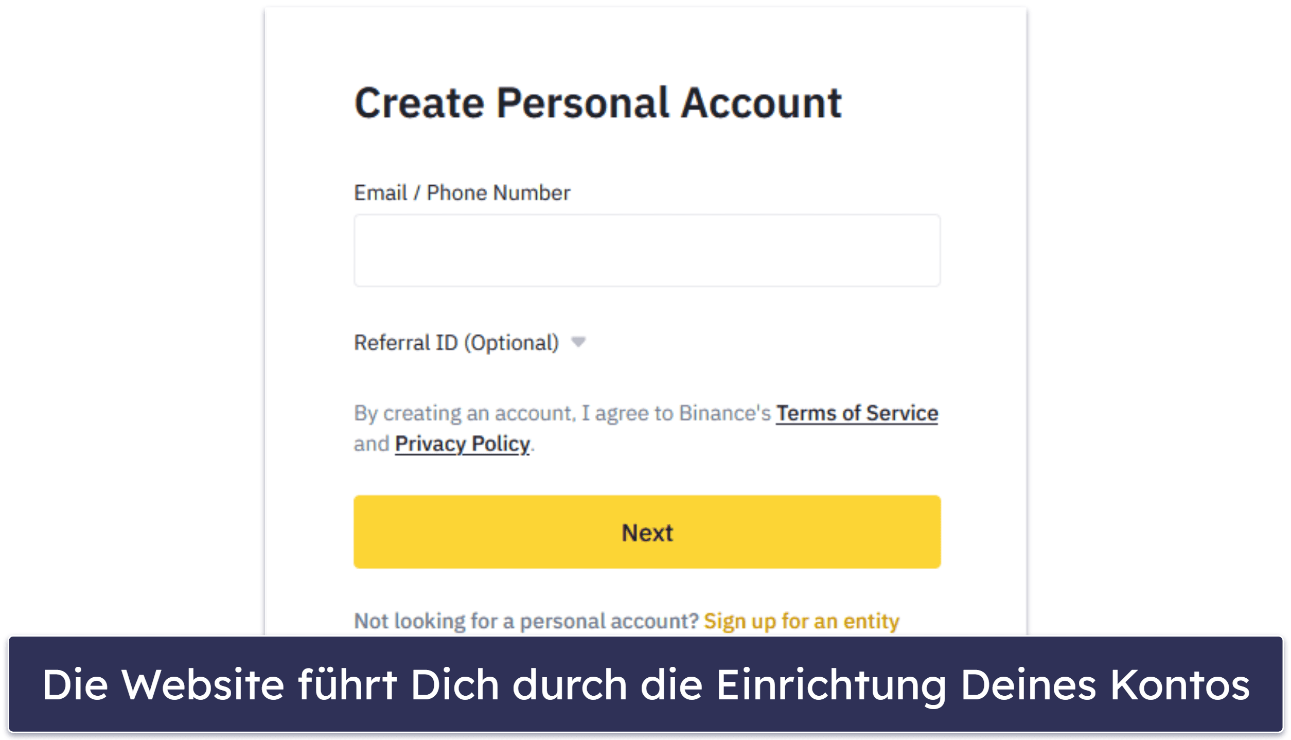 So meldest Du Dich für ein Binance.com-Konto aus den USA an (Schritt-für-Schritt-Anleitung)