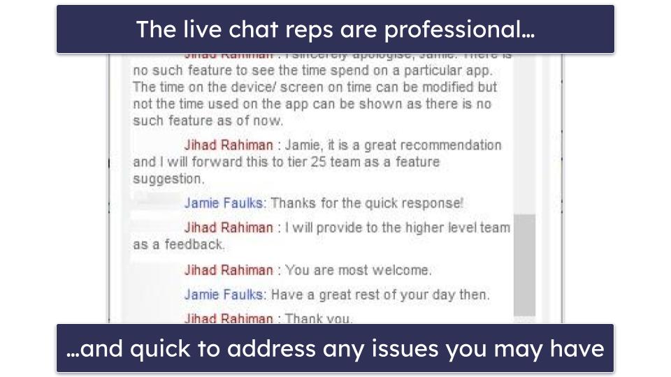 McAfee Safe Family Customer Support — Lots of Channels &amp; Friendly Reps
