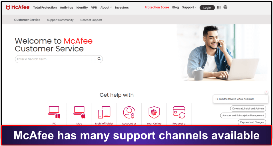 McAfee Safe Family Customer Support