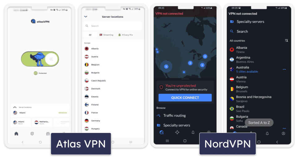 Apps &amp; Ease of Use — Both VPNs Are Easy to Use