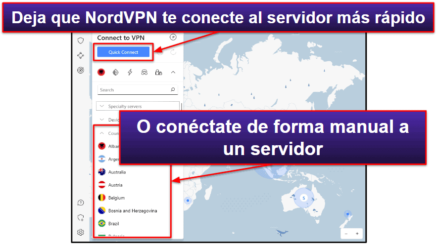 Facilidad de uso de NordVPN en aplicaciones de móvil y ordenador