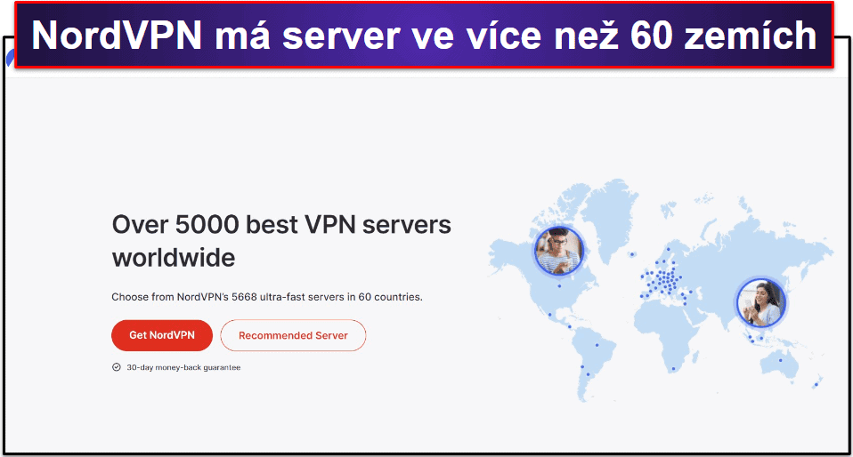 Servery a IP adresy NordVPN