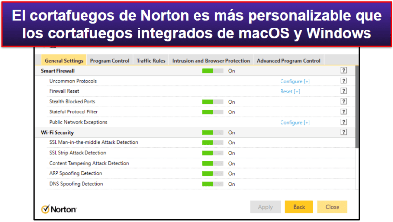 Norton vs. TotalAV: características
