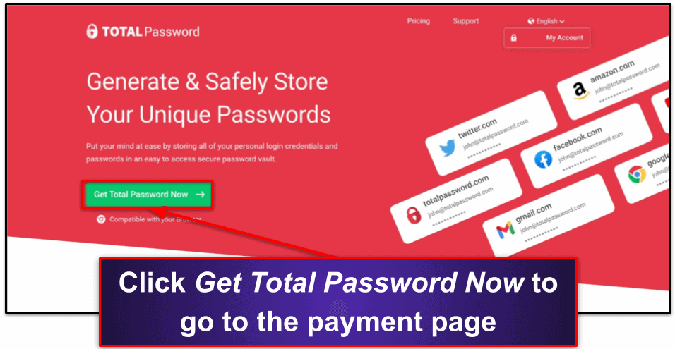 Total Password Ease of Use &amp; Setup