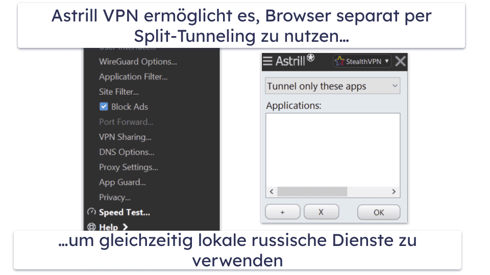 🥉3. Astrill VPN: Tolle Sicherheitsfunktionen und gut für VPN-Anfänger