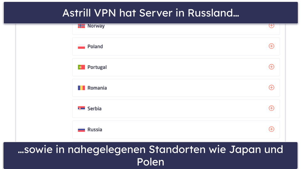 🥉3. Astrill VPN: Tolle Sicherheitsfunktionen und gut für VPN-Anfänger