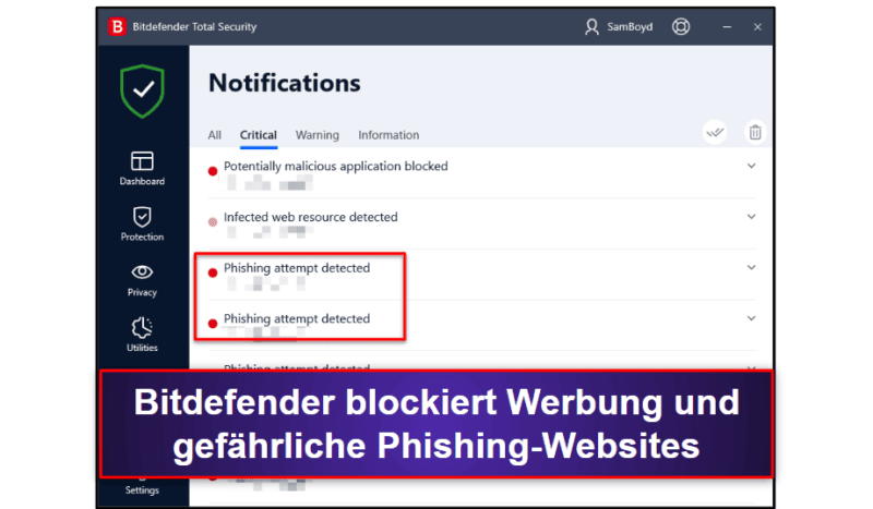 9. Bitdefender — Antiviren-VPN mit großartiger Werbeblockierung