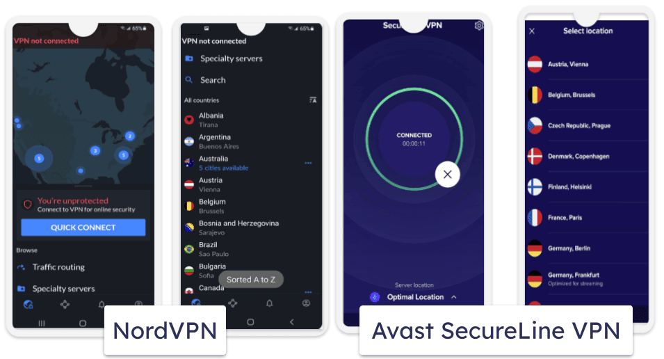 Apps &amp; Ease of Use — Both VPNs Are User-Friendly