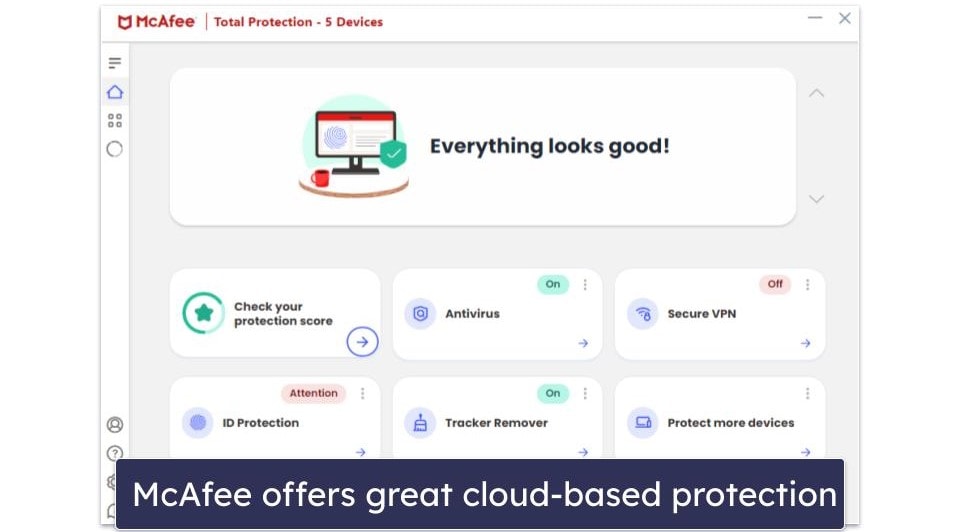 🥉3. McAfee — Flawless Malware Protection With Great Family Plans