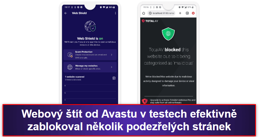 Bonus. Avast Security &amp; Privacy – Základní ochrana pro Android + šifrovaný trezor fotografií
