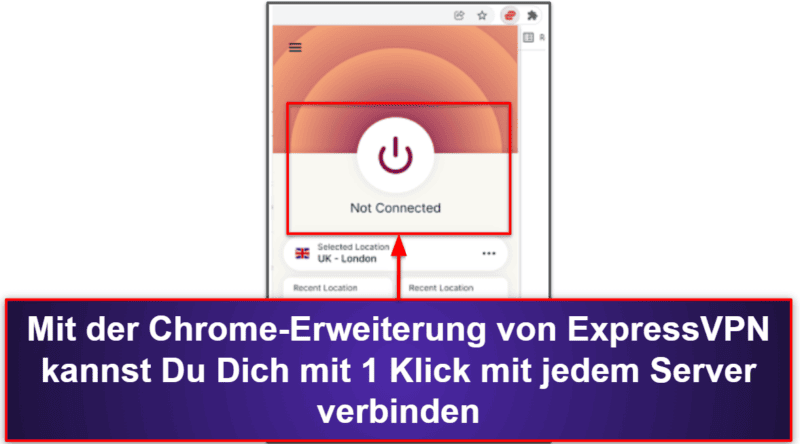 🥇1. ExpressVPN — Insgesamt bestes VPN für Chrome