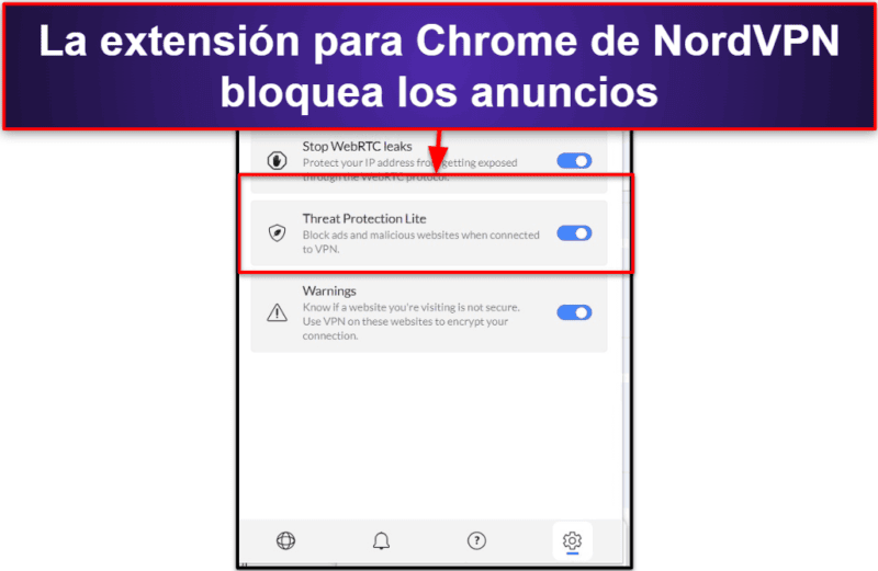 🥉3. NordVPN: Dispone de una extensión VPN para Chrome rápida con funciones de seguridad eficaces