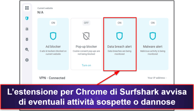 4. Surfshark – Ottima estensione VPN per Chrome con un’ampia rete di server