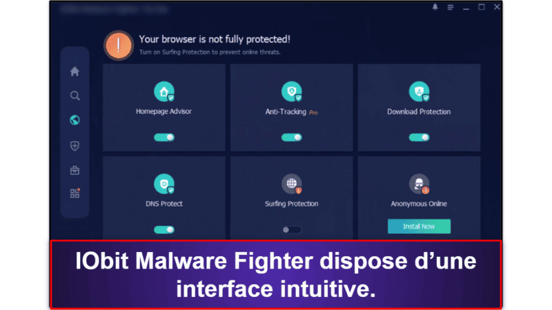 Facilité d’utilisation de IObit Malware Fighter 10 PRO et installation