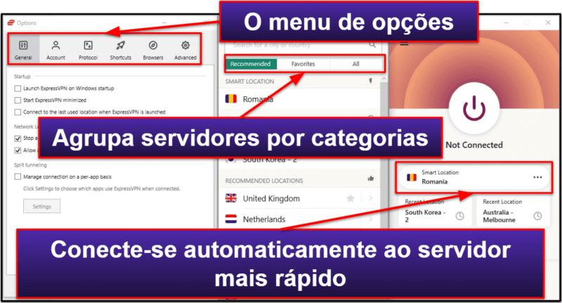 O que faz da ExpressVPN uma boa escolha para usuários do Windows?