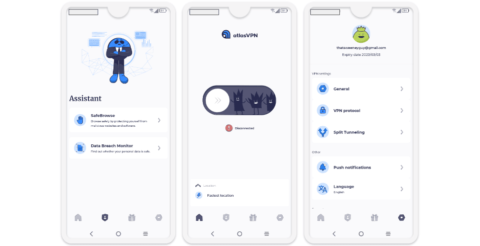 Atlas VPN Ease of Use — Mobile & Desktop Apps Are Super Intuitive