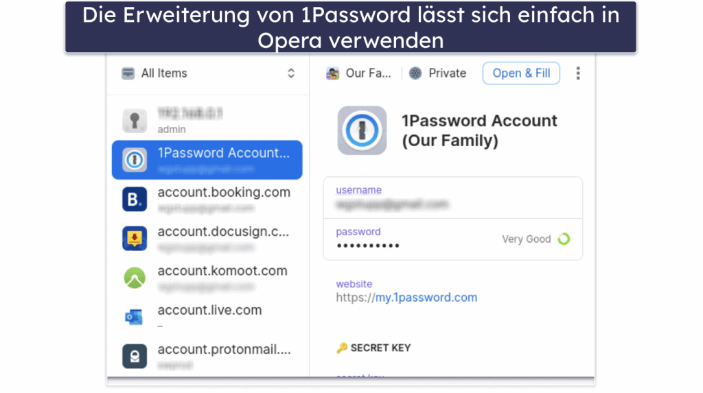 Screenshot Best PM Opera 1Password