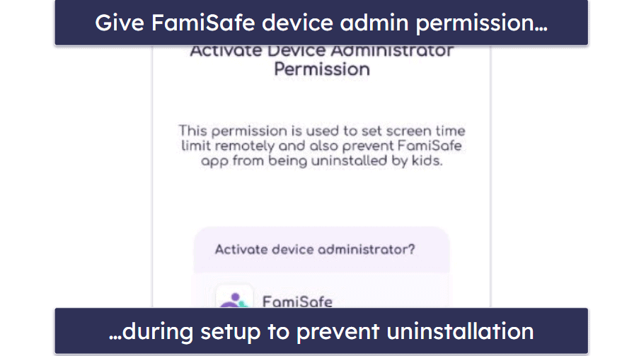 4. FamiSafe — Can’t Be Deleted + Driving Reports