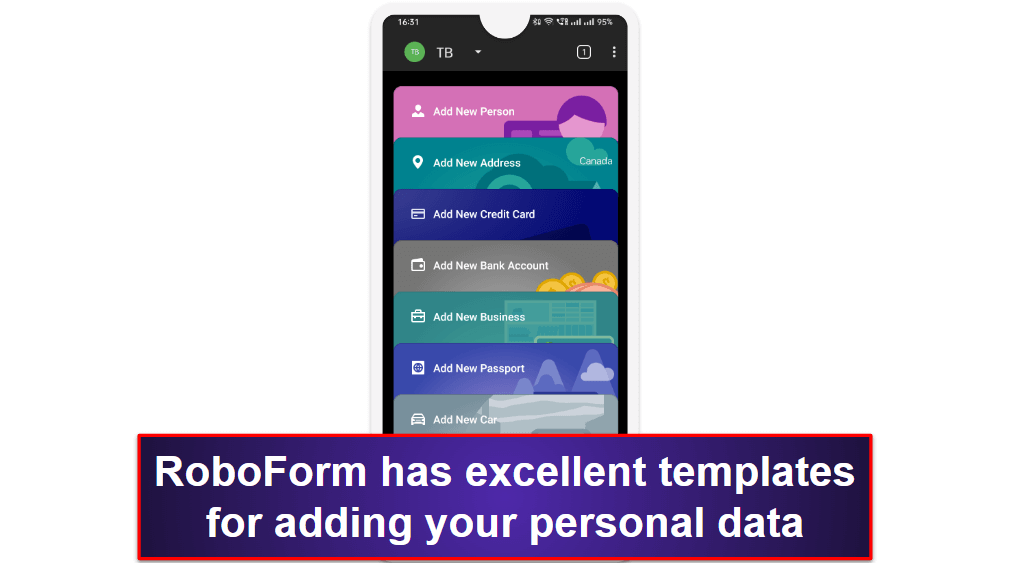 5. RoboForm — Best for Auto-Filling Web Forms
