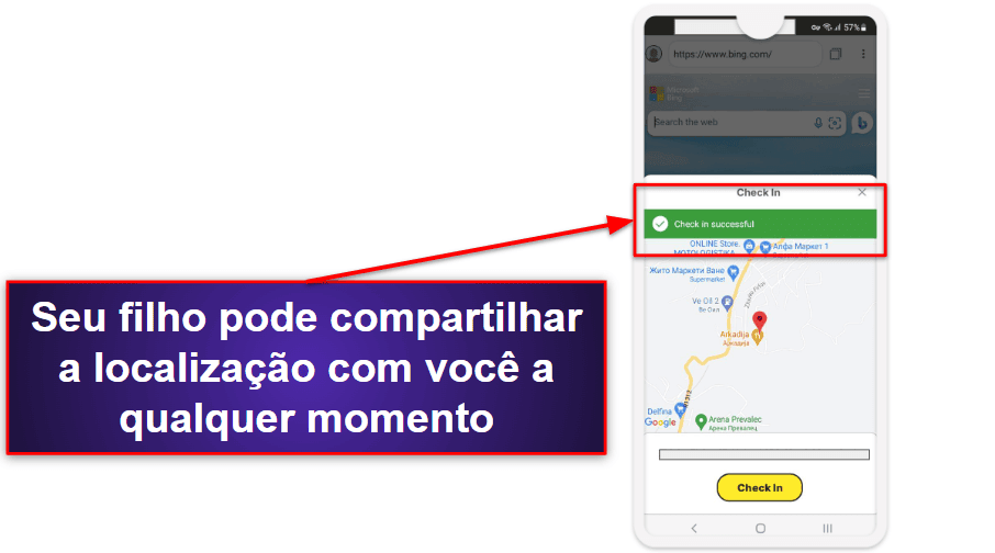 5. Norton Family — Rastreamento de localização preciso 24 horas por dia, 7 dias por semana + ótima personalização