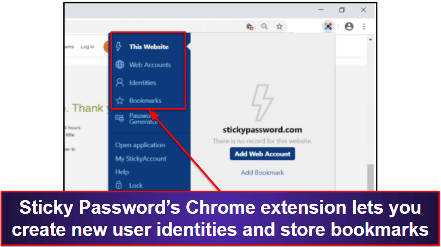 9. Sticky Password — Secure Data Sync Options