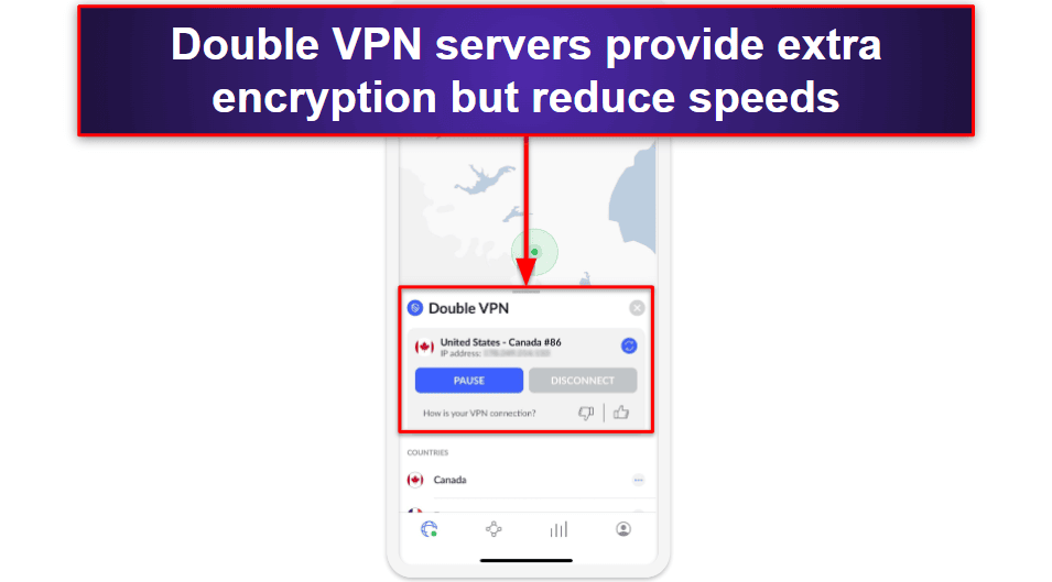 🥉 3. NordVPN — Really Good iOS VPN for Security