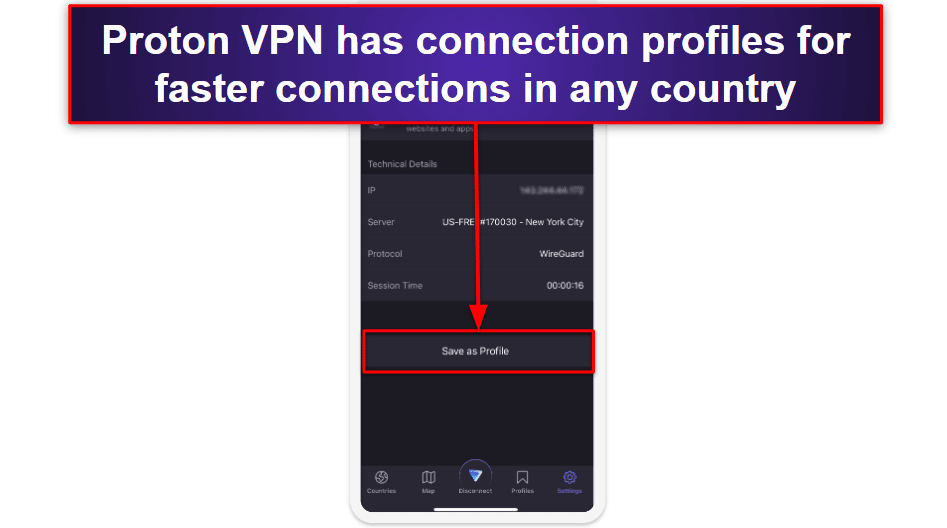 6. Proton VPN — Good Free Plan for iOS