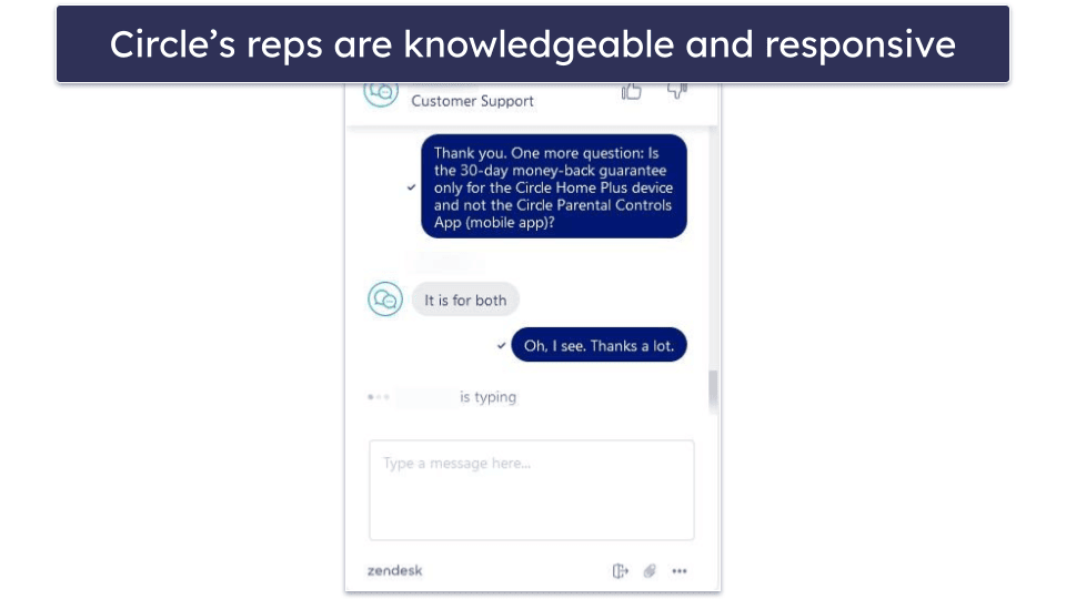 Circle Parental Controls Customer Support — A Good Range of Options & Helpful Reps