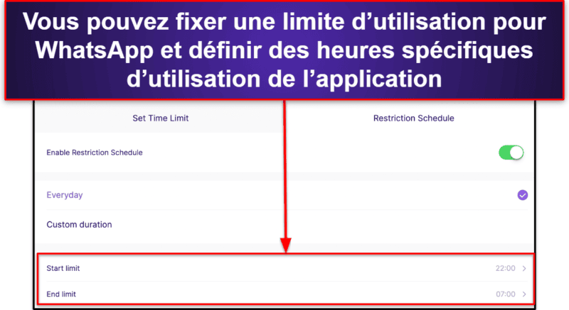🥉3. FamiSafe : une bonne fonction de surveillance des mots clés pour WhatsApp