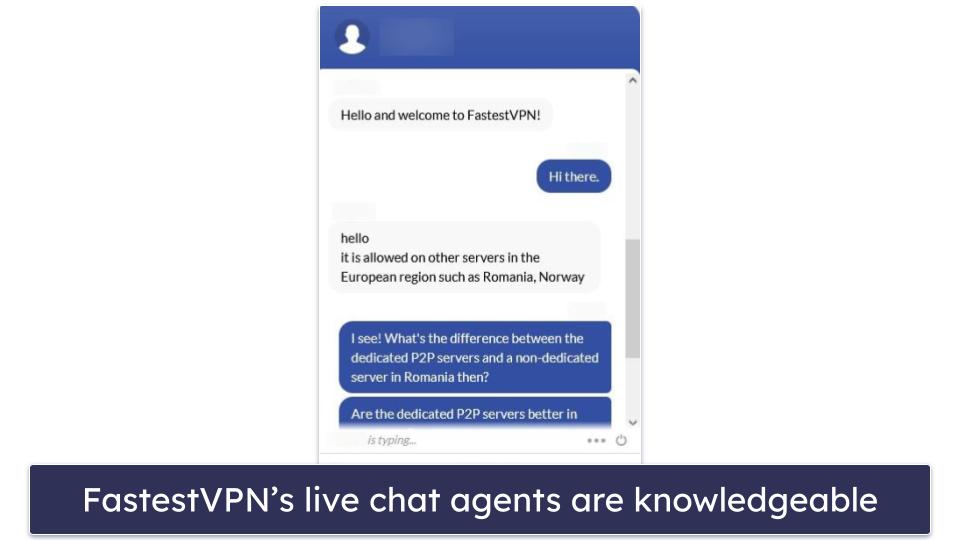 FastestVPN Customer Support — Knowledgeable Customer Support Agents, Quick Email Responses & More