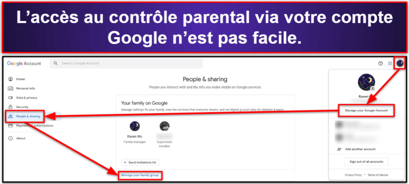 Facilité d’utilisation de Google Family Link
