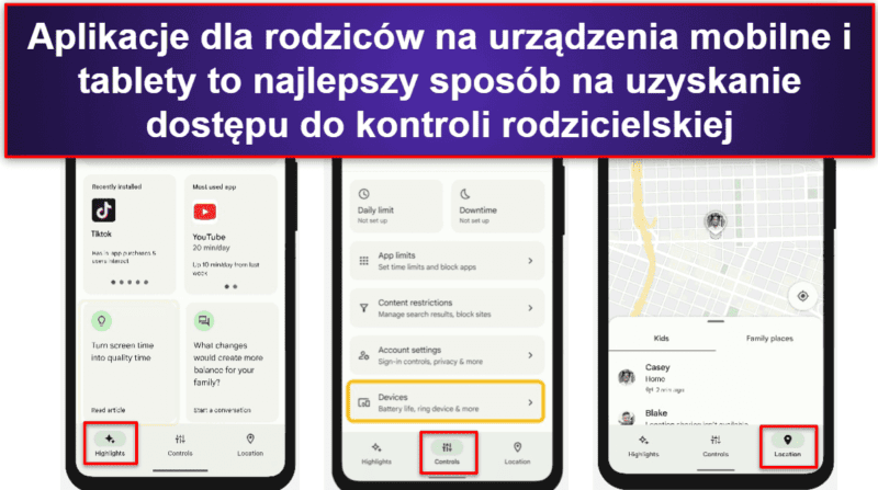 Łatwość korzystania z Google Family Link