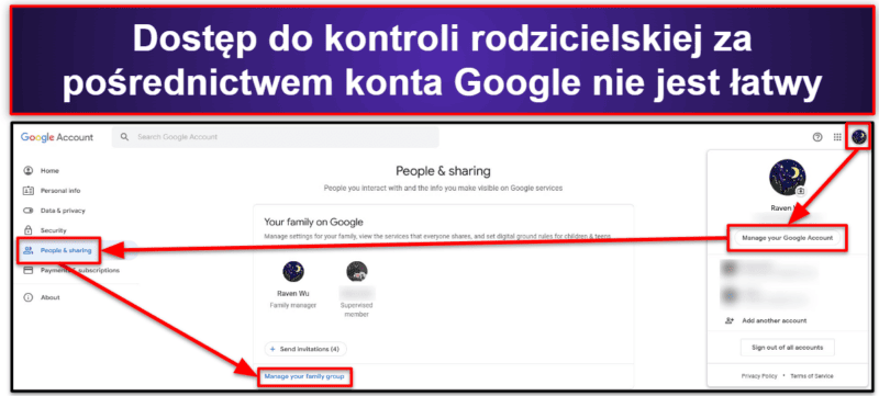 Łatwość korzystania z Google Family Link