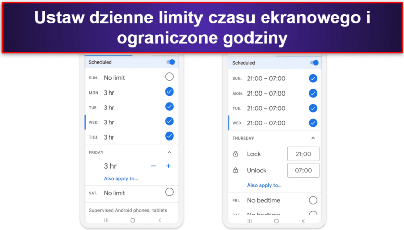 Funkcje Google Family Link