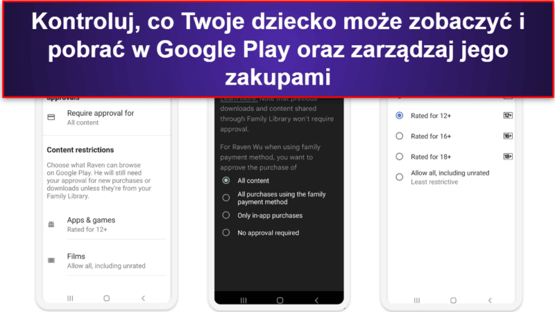 Funkcje Google Family Link