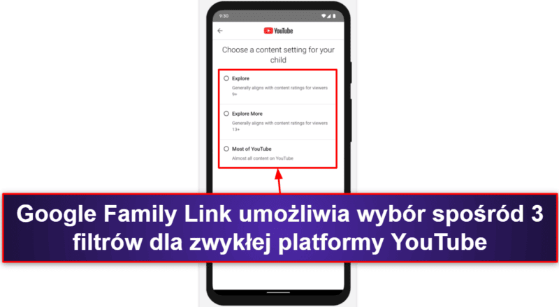 Funkcje Google Family Link