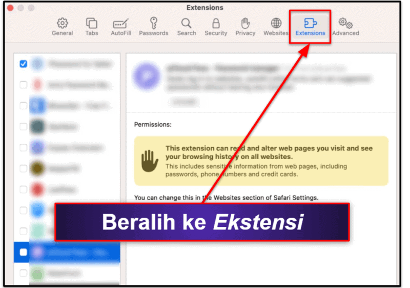 Langkah Pendahuluan: Hapus Ekstensi, Lalu Ganti Halaman Beranda dan Mesin Pencari Anda.