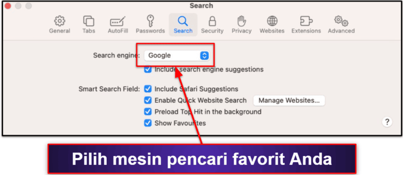 Langkah Pendahuluan: Hapus Ekstensi, Lalu Ganti Halaman Beranda dan Mesin Pencari Anda.