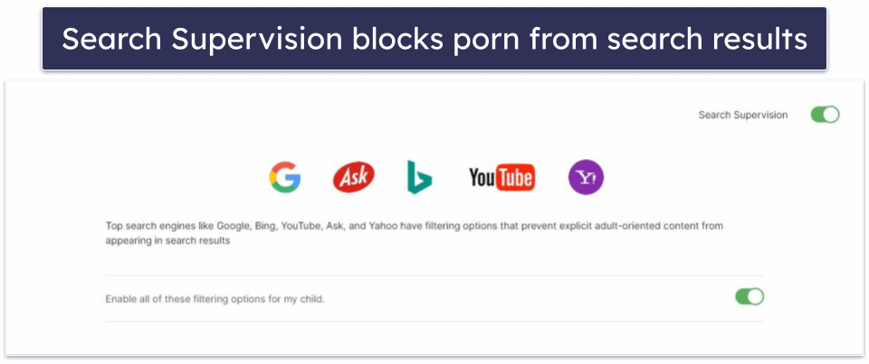 🥈2. Norton Family — Advanced Web Filtering Tools for Blocking Porn on Unlimited Devices