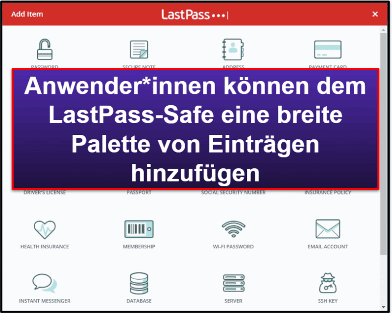 LastPass-Sicherheitsfeatures