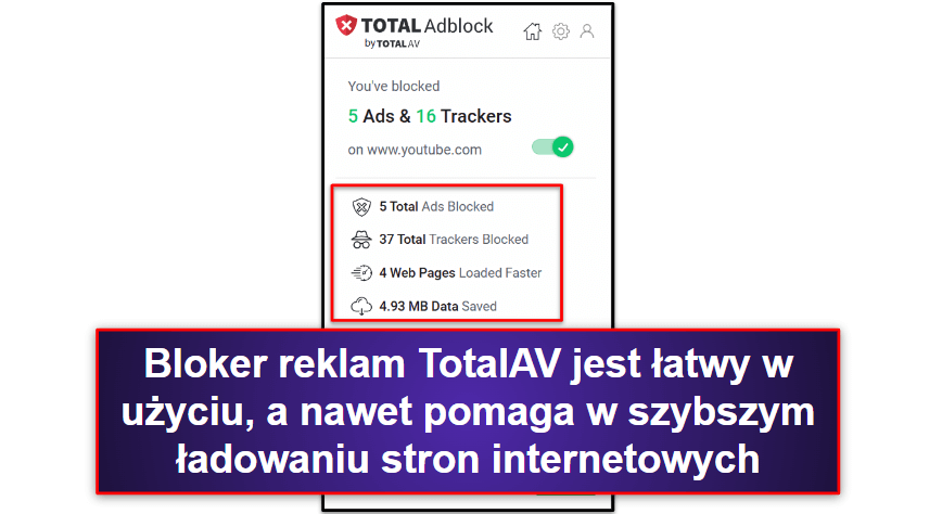 🥉3. TotalAV — Niezawodny program antywirusowy ze skutecznym narzędziem do blokowania reklam