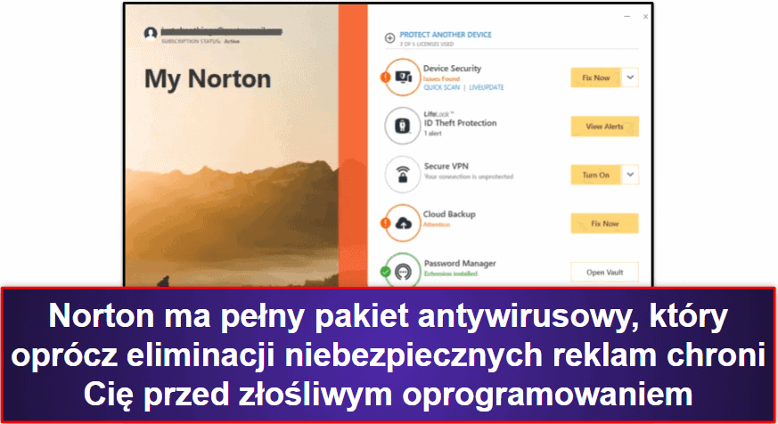 8. Norton — Dobry bloker reklam dla iOS