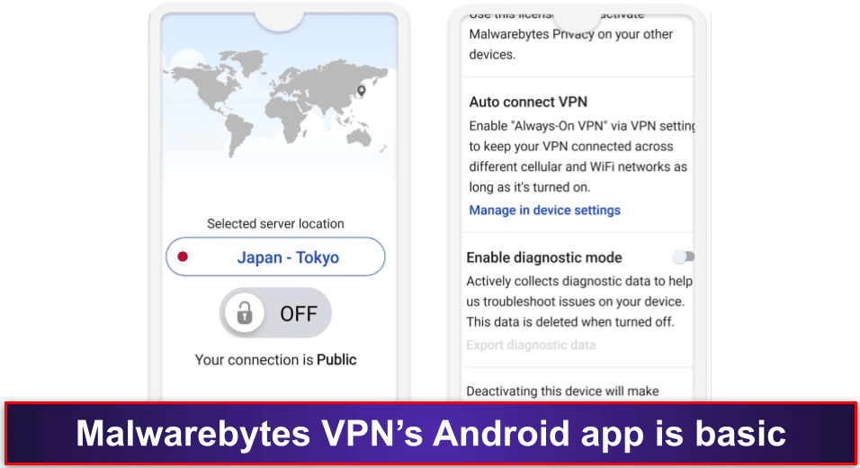Malwarebytes Privacy VPN Ease of Use: Mobile &amp; Desktop Apps