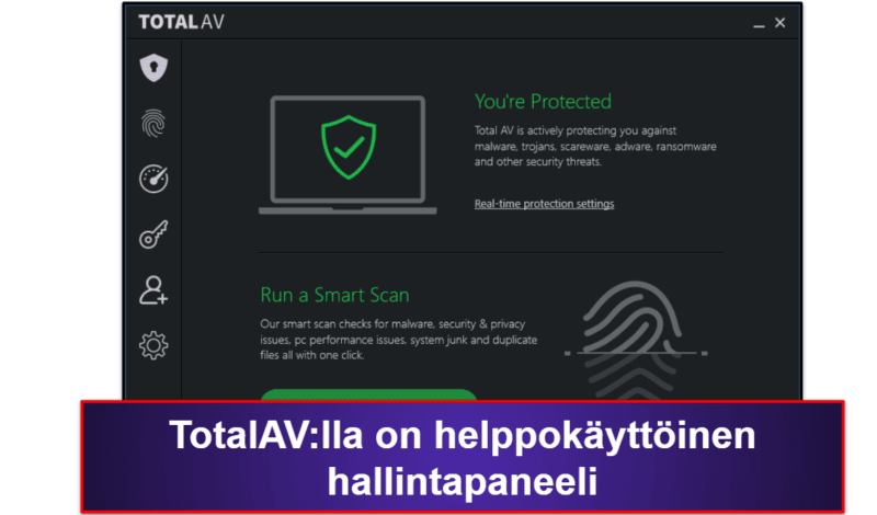 4. TotalAV Free Antivirus – Yksinkertaisin ilmainen virustorjunta
