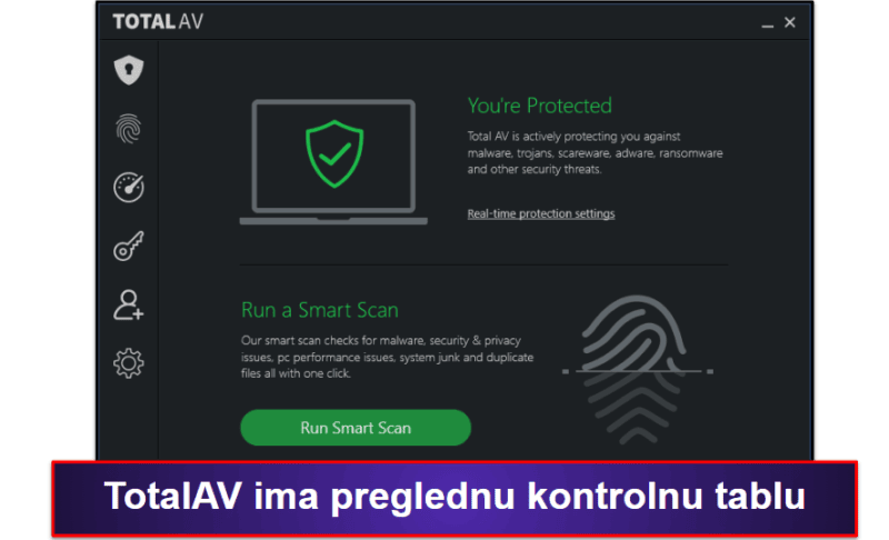 4. TotalAV Free Antivirus — Najintuitivniji besplatni antivirus