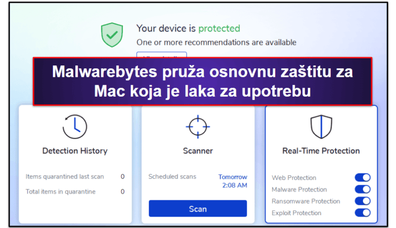 10.Malwarebytes — Minimalistički antivirus za korisnike Mac uređaja