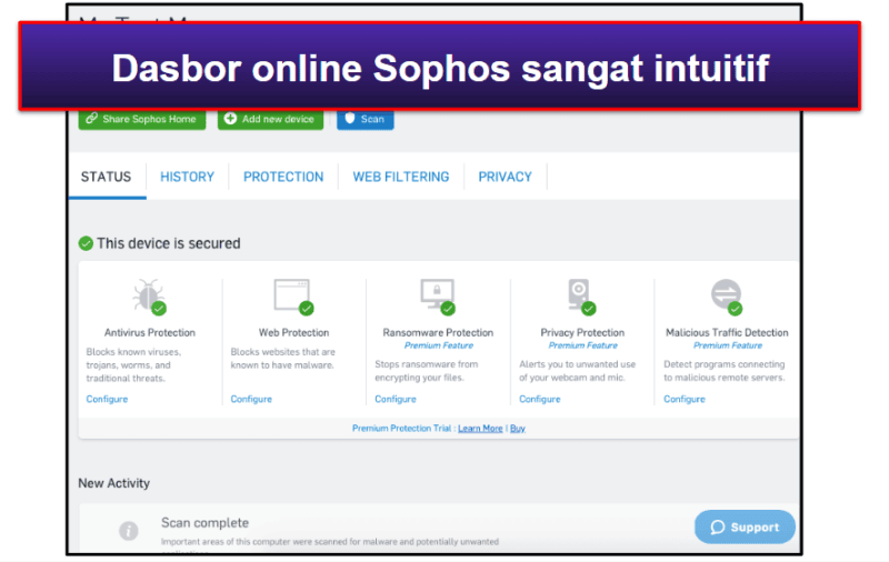 Bonus. Sophos — Antivirus Mudah Pakai untuk Mac
